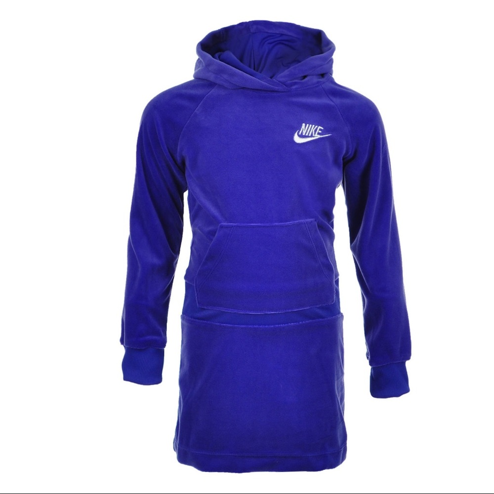 Nike Violet Cute velvet hoodie dress 2096